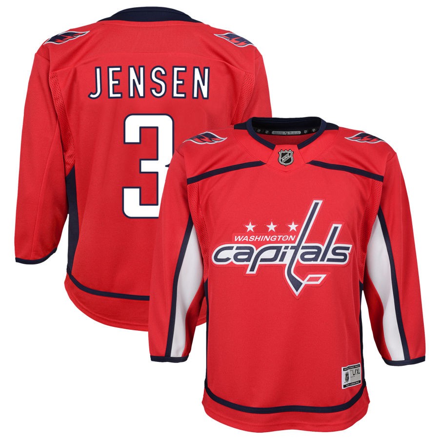 Nick Jensen Washington Capitals Youth Home Premier Jersey - Red