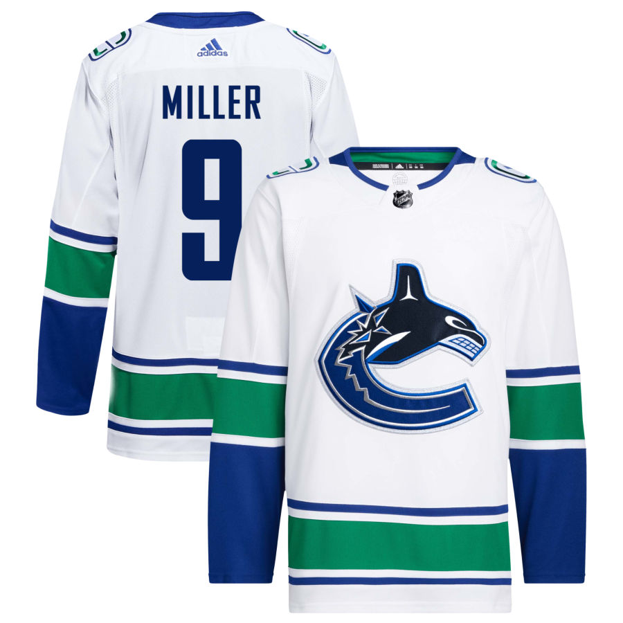 J.T. Miller Vancouver Canucks adidas Away Primegreen Authentic Pro Jersey - White