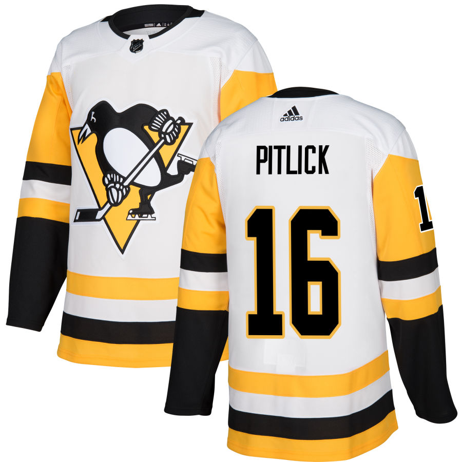 Rem Pitlick Pittsburgh Penguins adidas Authentic Jersey - White