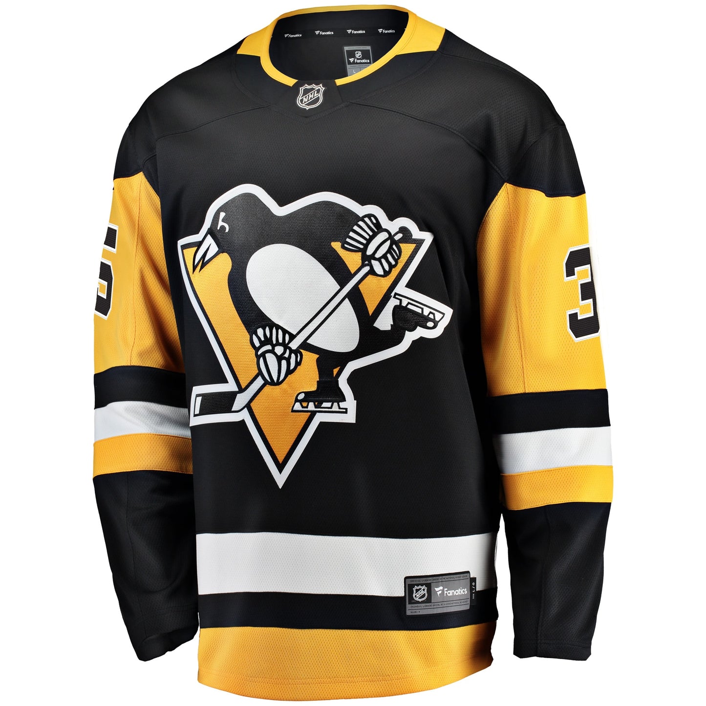 Tristan Jarry Pittsburgh Penguins Fanatics Branded Home Breakaway Player Jersey - Black