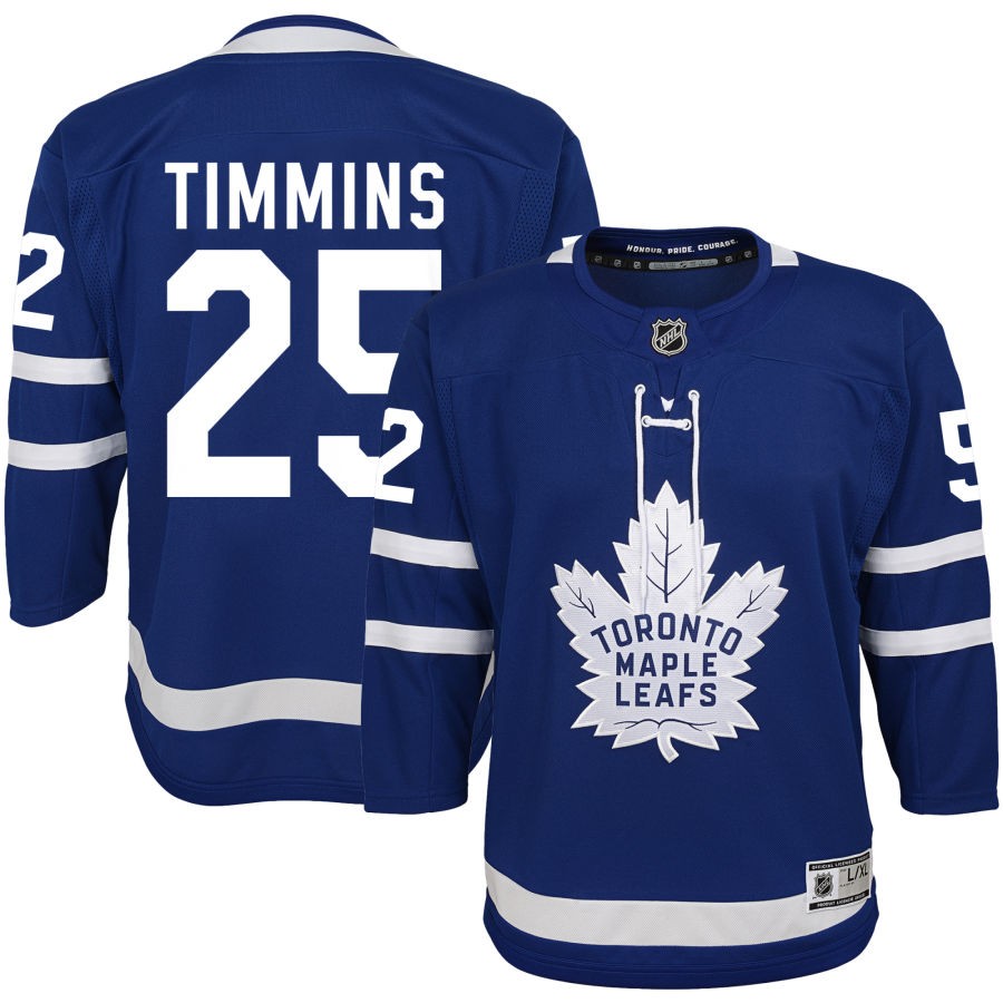 Conor Timmins Toronto Maple Leafs Youth Home Premier Jersey - Blue