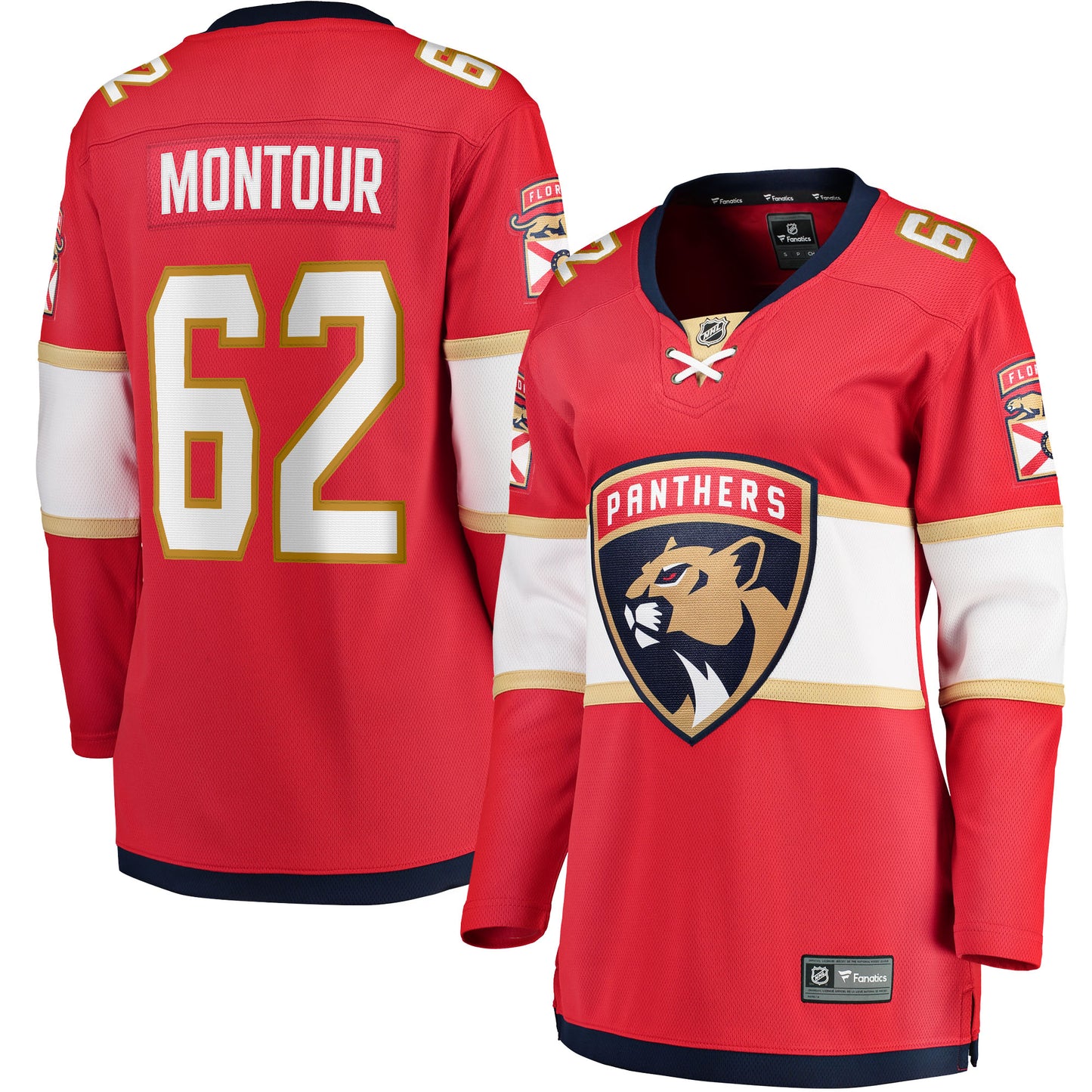 Brandon Montour Florida Panthers Fanatics Branded Women's Home Breakaway Player Jersey - Red