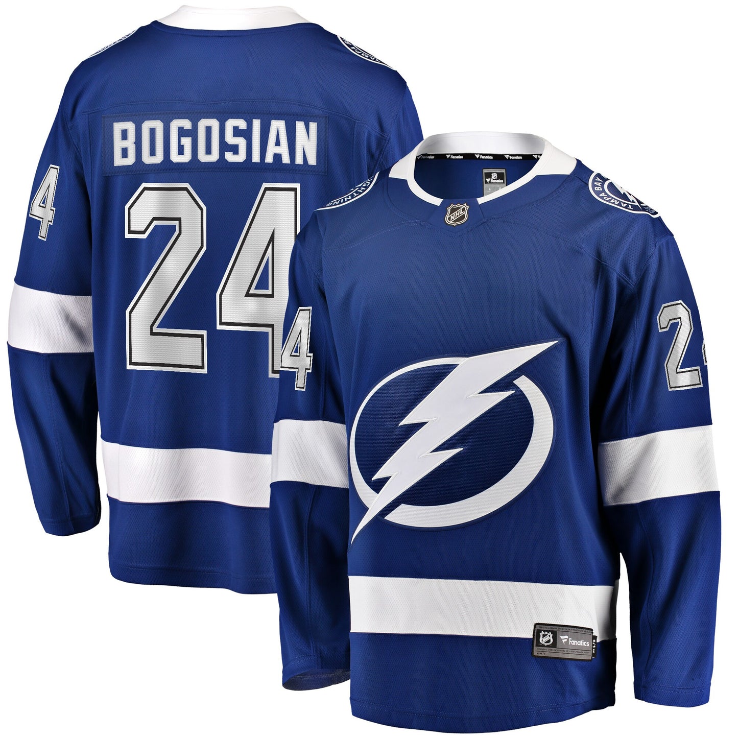 Zach Bogosian Tampa Bay Lightning Fanatics Branded Home Breakaway Player Jersey - Blue