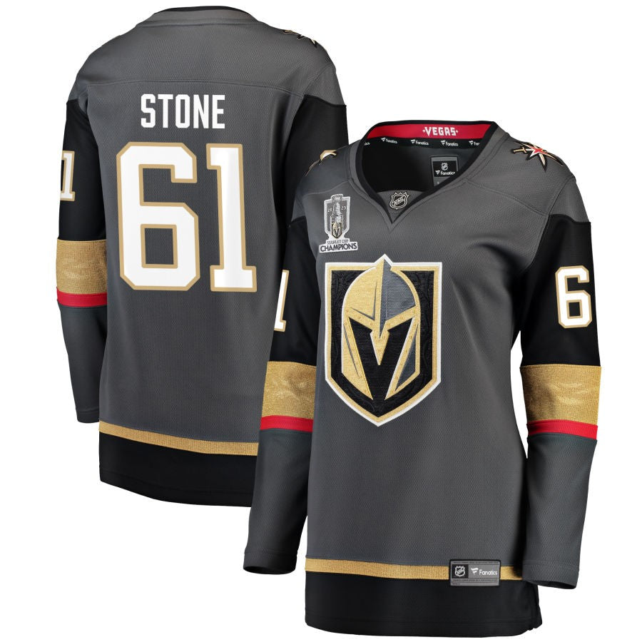 Mark Stone  Vegas Golden Knights Fanatics Branded Women's 2023 Stanley Cup Champions Alternate Breakaway Jersey - Black