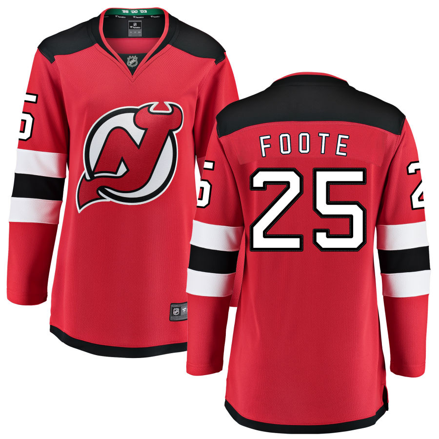 Nolan Foote New Jersey Devils Fanatics Branded Women's Home Breakaway Jersey - Red