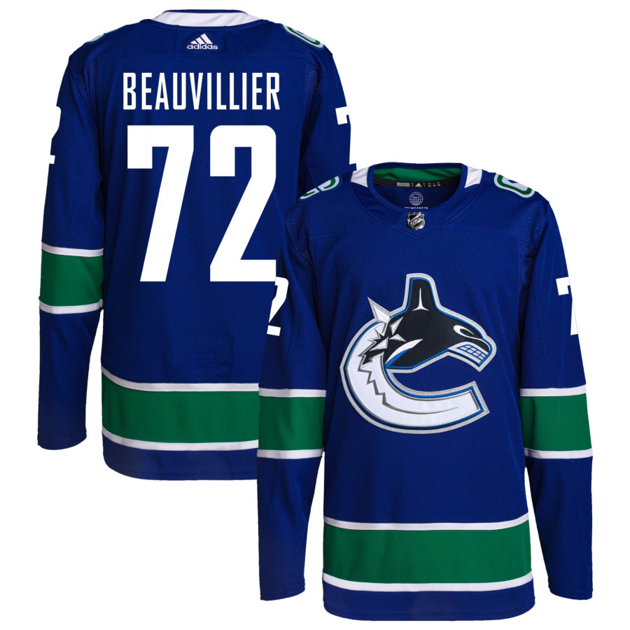 Anthony Beauvillier Vancouver Canucks adidas Home Primegreen Authentic Pro Jersey - Royal